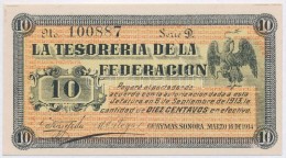 Mexikó / Forradalom / Guaymas 1914. 10c T:I
Mexico / Revolution / Guaymas 1914. 10 Centavos C:UNC
Krause... - Ohne Zuordnung