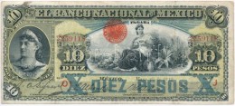 Mexikó 1912. 10P T:III
Mexico 1912. 10 Peso C:F
Krause S258.e - Non Classés