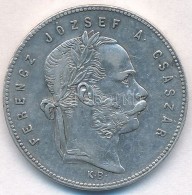 1869KB 1Ft Ag 'Ferenc József / Angyalos Címer' T:2- Karc Adamo M15 - Ohne Zuordnung