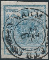 O 1850 9kr HP I Vízjeldarab/ Watermark ,,MARM.(SZI)GETH' - Autres & Non Classés