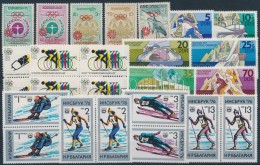 ** 1972-1976 Olimpia 4 Klf Sor + 2 Négyestömb - Autres & Non Classés