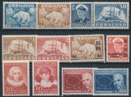 ** Grönland 1938-1963 12 Db Klf Bélyeg (Mi EUR 244,-) - Autres & Non Classés