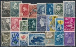 ** * Hollandia 1933-1958 Kis Tétel, Benne FÅ‘leg Postatiszta Bélyegek (Mi EUR 209,50) - Autres & Non Classés