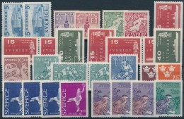 ** Svédország 1941-1968 Kis Tétel Stecklapon (Mi EUR 91,50) - Autres & Non Classés