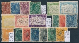 * O 1880-1893 Klasszikus összeállítás, 34 Db Bélyeg 2 Stecklapon (Mi EUR 444,-) - Autres & Non Classés