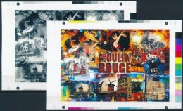 ** 2012/14 Moulin Rouge Cromalin Emlékívpár Garanciabélyegzéssel (120.000) - Autres & Non Classés