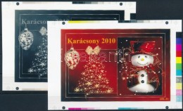 ** 2010/42 Karácsony Cromalin Emlékívpár Garanciabélyegzéssel (120.000) - Autres & Non Classés