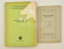 2 Db Bolyai-könyv: Bibliographia Bolyaiana 1831-1960. A Bolyai-geometria Szakirodalának... - Ohne Zuordnung