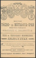 1897 Magyar TÅ‘zeg és MÅ±trágyaipar Rt,  Képes árjegyzék  Füzet. 24p.... - Sin Clasificación