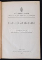1895-1901 Böckh János: Igazgatósági Jelentés. Különlenyomat A Magyar... - Sin Clasificación