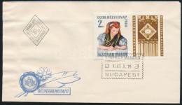 1960 Bélyegnap (33.) Vágott Szelvényes Bélyeg FDC-n (4.000) - Sonstige & Ohne Zuordnung