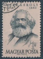 O 1953 Karl Marx ,,C' 11 1/2 Fogazással, Ritka! - Autres & Non Classés