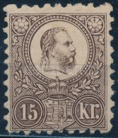 * 1871 Réznyomat 15kr Eredeti Gumival, Kis Falcnyom, Luxus, Friss Darab(110.000) - Autres & Non Classés