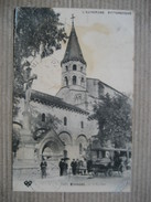 PUY DE DOME  63     ENNEZAT     -   L´EGLISE       TRES   ANIME     ROGNURE    BAS D. - Ennezat