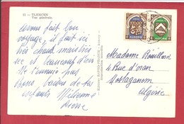 Y&T N°263+269   TLEMCEN  Vers FRANCE  1950 2 SCANS - Lettres & Documents