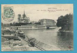 CPA TOUT PARIS 192 - La Cité - Quai De La Tournelle - La Morgue (Vème) Edition FLEURY - Arrondissement: 05