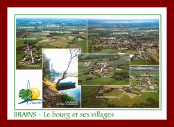 Dept 44 *  Le Pays De Retz  *  Brains * Le Bourg Et Ses Village ( Scan Recto Et Verso ) - Other Municipalities