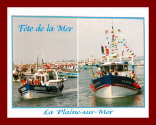 Dept 44 *  Le Pays De Retz  *  La Plaine Sur Mer * Fete De La Mer  ( Scan Recto Et Verso ) - La-Plaine-sur-Mer