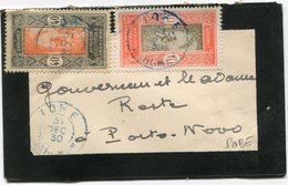 DAHOMEY LETTRE DEPART POBE 31 DEC 30 DAHOMEY POUR LE DAHOMEY - Briefe U. Dokumente