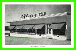 KINGSTON, ONTARIO - AUNT LUCY'S DRIVE-IN RESTAURANT - TRAVEL IN 1953 - - Kingston