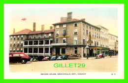 BROCKVILLE, ONTARIO - REVERE HOUSE & HOTEL - ANIMATED WITH OLD CARS - VALENTINE-BLACK CO LTD - - Brockville