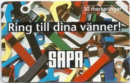 Sweden - Telia - Sapa - 06.1995, 30U, 3.000ex, Mint - Schweden