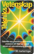 Sweden - Telia - Teknik & Vetenskap - 60U, 10.1997, 700ex, Used - Schweden