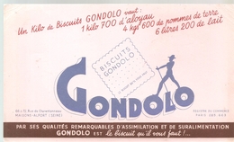 Buvard GONDOLO Est Le Biscuit Qu'il Vous Faut ! ... - Sucreries & Gâteaux