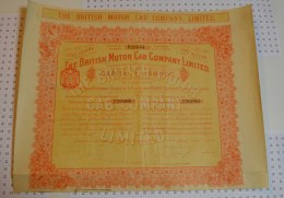 The British Motor Cab Company Limited - Cars