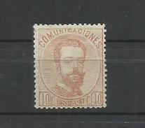 ESPAÑA EDIFIL  125    *   MH   ( FIRMADO SR. CAJAL, MIEMBRO DE IFSDA) - Unused Stamps