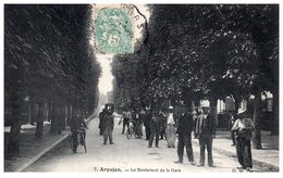 Delcampe - 91 - ARPPAJON -- Le Boulevard De La Gare - Arpajon