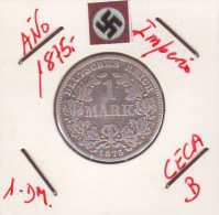 ALEMANIA - IMPERIO - DEUTSCHES REICH - 1- DM. AÑO 1875-B - 1 Mark