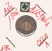 ALEMANIA - IMPERIO - DEUTSCHES REICH - 1  PFENNIG. . AÑO 1906-A - 1 Pfennig