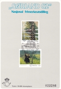 Norge, 1982, 867/68,   Klassiker Der Norwegischen Malerei,  Auf Kartonpapier, Gestempelt - Blocs-feuillets