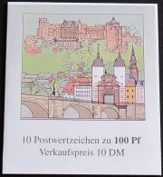 DEUTSCHLAND 1996 Mi-Nr. MH 33 Markenheft/booklet ** MNH - 1971-2000