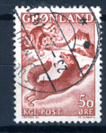 1966 - GROENLANDIA - GREENLAND - GRONLAND - Catg Mi. 66 - Used - (T/AE22022015....) - Gebruikt