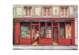 Cpm - BAR BRASSERIE " La Charrette " - Danon Ref 2474 - 1988 - Cafés