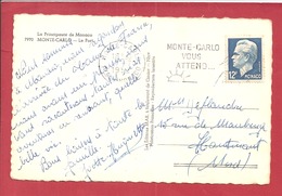 Y&T N°347 MONTE CARLO      Vers      FRANCE  1952  2 SCANS - Lettres & Documents