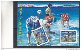 Polynesie - Yvert Bloc 30 + 735 ** - MNH - Mer - Unused Stamps