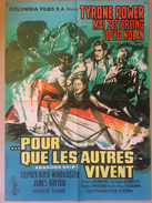 Affiche Cinéma Originale Du Film POUR QUE LES AUTRES VIVENT " SEVEN WAVES AWAY" 1956 De RICHARD SALE Avec TYRONE POWER - Affiches & Posters