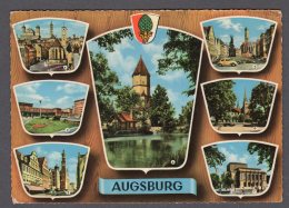 1960 AUGSBURG JAKOBSKIRCHE UND RATHAUS FG V  SEE 2 SCANS - Schwabach