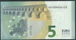 € 5 ITALY  SD S001 A3  DRAGHI   UNC - 5 Euro