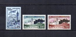 Tunez    1949-54  .-   Y&T  Nº   16 - 20/21   Aéreos    (  *   C/ Charniere )  (  20/21 Con RF ) - Poste Aérienne