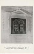 CPSM Newport - Ten Commandments Above The Ark In Touro Synagogue - Newport