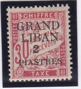 Grand Liban Taxe N° 3 Neuf * - Timbres-taxe