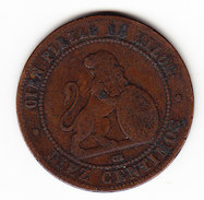 ESPAGNE KM 663 5cts 1870. (3P20) - Monnaies Provinciales