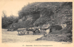 CPA 95 LOUVRES ENTREE D UNE CHAMPIGNONNIERE 1915 - Louvres