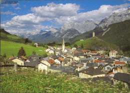 Ardez Mir Burgruine Steinsberg Und Lischanagrupper ,Ardez Ist Ein Bauerndorf ... - Ardez