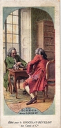 1 Trade Card Chromo  CHESS ECHECS CHACH  Pub Chocolat REVILLON  Historique De Le Jeu D'ECHECS - Echecs