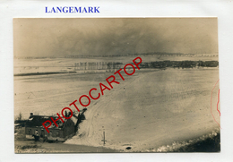 LANGEMARK-Carte Photo Allemande-Guerre 14-18-1WK-BELGIQUE-BELGIEN-Flandern- - Langemark-Poelkapelle